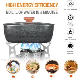 Windproof Gas Burner - 🔥 Cooking Without Gas