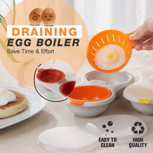 2022 NEW YEAR HOT SALE--40% OFF🔥🔥-- Draining Egg Boiler--(BUY 2 GET 1 FREE NOW)